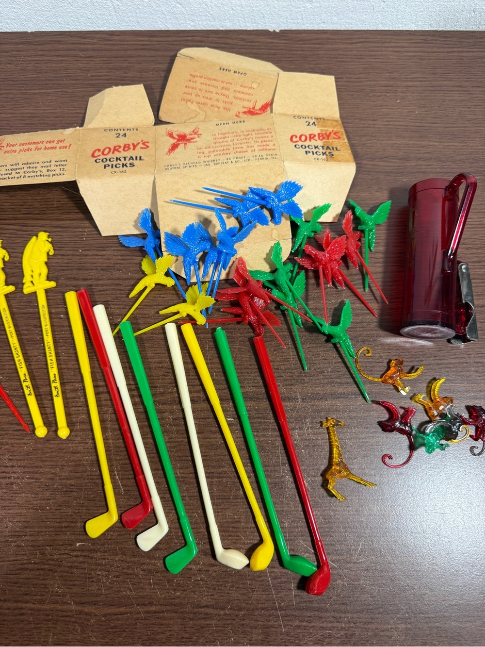 Mid Century Bar Picks & Accessories 60’s